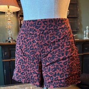 Nine West Leopard Print Women's Shorts